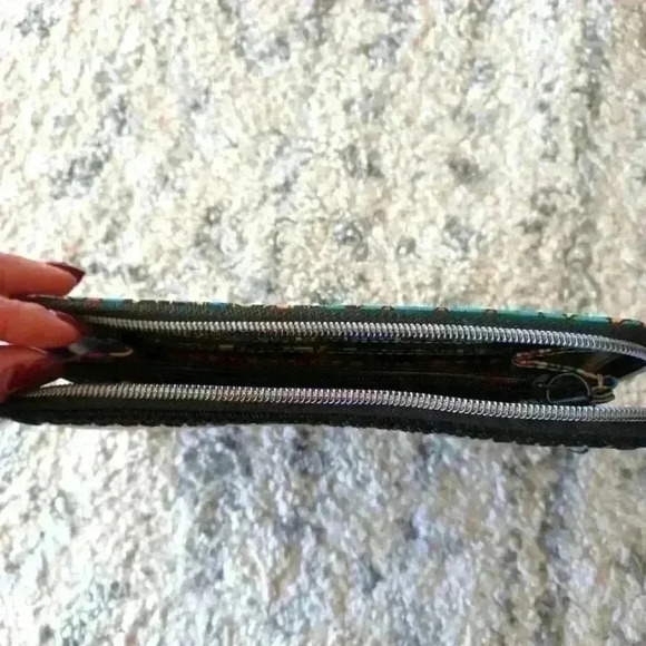 Sakroots Colorful Bohemian Zip Top Wallet - Picture 4 of 13